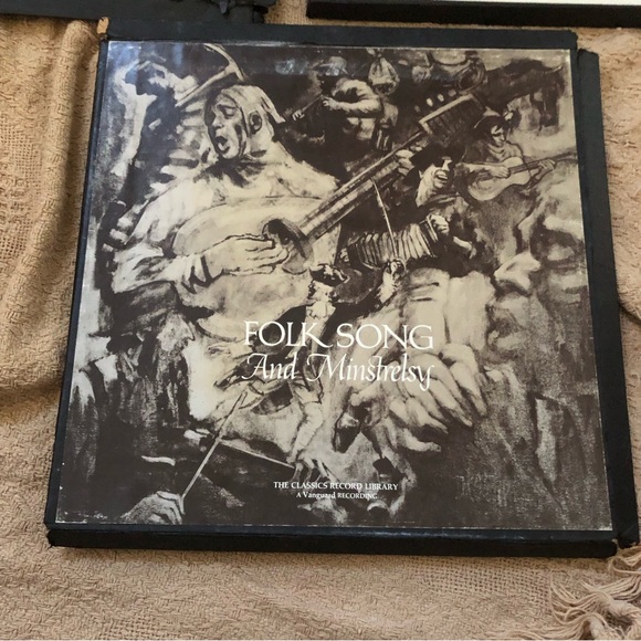 Record Set Bundle of 3 qty boxed record sets - the fantastic 50’s and folk music - Picture 3 of 15